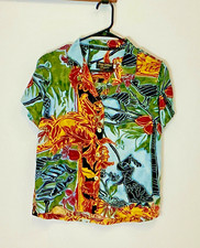 Jams World Aloha Style Camp Shirt - Women Size Small