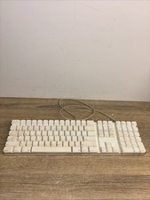 Vintage Apple Keyboard A1048 2005 White Wired Untested Needs Thorough Cleaning 