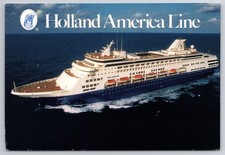Holland America Line Maasdam Cruise Ship Postcard Postmarked Panama Handwritten