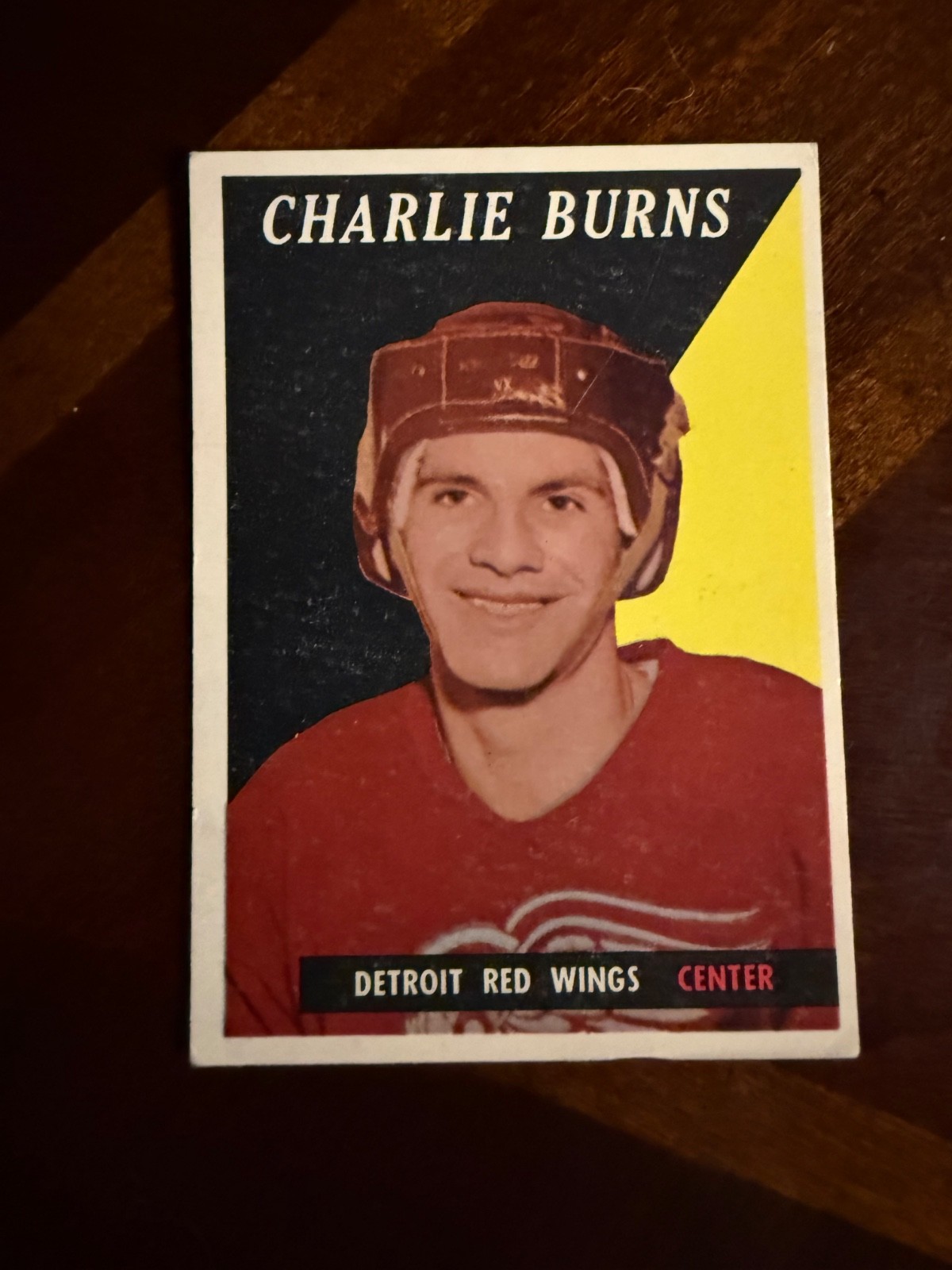 Charlie Burns #43 Hockey Cards 1958 Topps trading card — raw and PSA graded price guide
