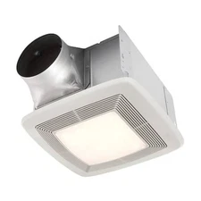 Broan-NuTone QT130LE QT Series Quiet 130CFM Ceiling Bathroom Exhaust Fan & Light