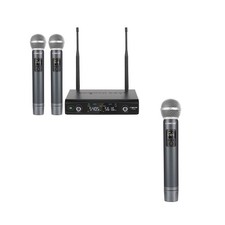Phenyx Pro UHF Wireless Handheld Microphone System PTU-52 Bundle with Handhel...