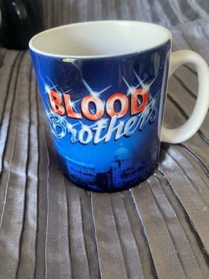 Blood Brothers West End Musical Theater Souvenir Tasse Vintage gebraucht als Display