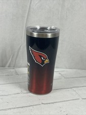 ARIZONA CARDINALS 20oz STAINLESS STEEL TUMBLER FROM TERVIS WITH LID INCLUDED
