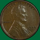 1909-VDB Lincoln Wheat Cent Choice Extremely Fine XF+ Coin #34261