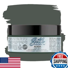 Dixie Belle Silk All-in-One Mineral Paint Acadia 4oz Water Based Primer Topcoat