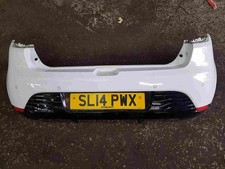 Renault Clio MK4 2013-2018 Rear Bumper White Ov369 + Reverse Sensors