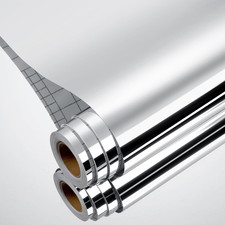 Yenhome Mirror Stickers for Walls 17.7"X118" Peel and Stick Mirror Contact Paper