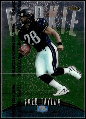 1998 Finest #141 Fred Taylor Rookie W/ Coating E1