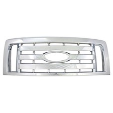 Chrome Snap On Grille Overlay Front Cover Trim Insert For 2009-2012 Ford F150