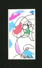 CLOSE ATTRACTION Abstract Expressionist Colorist ORIGINAL WATERCOLOR PAINTING