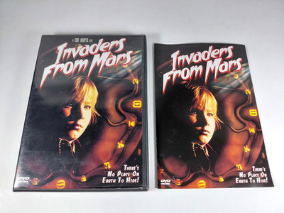 Invaders From Mars (1986) DVD w/ Insert Tobe Hooper Karen Black
