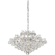 Bordeaux - 7 Light Pendant - 12.25 Inches high     -Traditional Installation