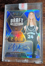 2024 Panini Select WNBA Kate Martin Draft Selections Rookie AUTO Blue 1/49 RC
