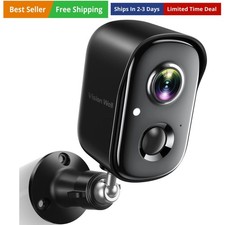 Security Cameras Wireless Outdoor, 2K Battery Powered AI Motion Detection Spo...