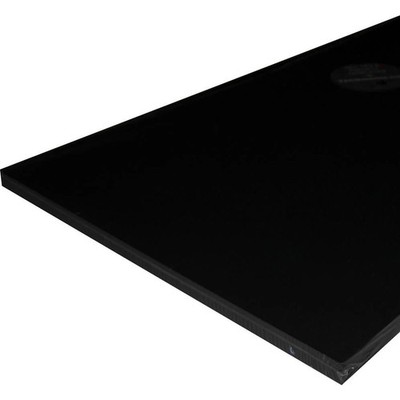 King 2427BK14 Starboard 24'' x 27'' x 1/4'' Black