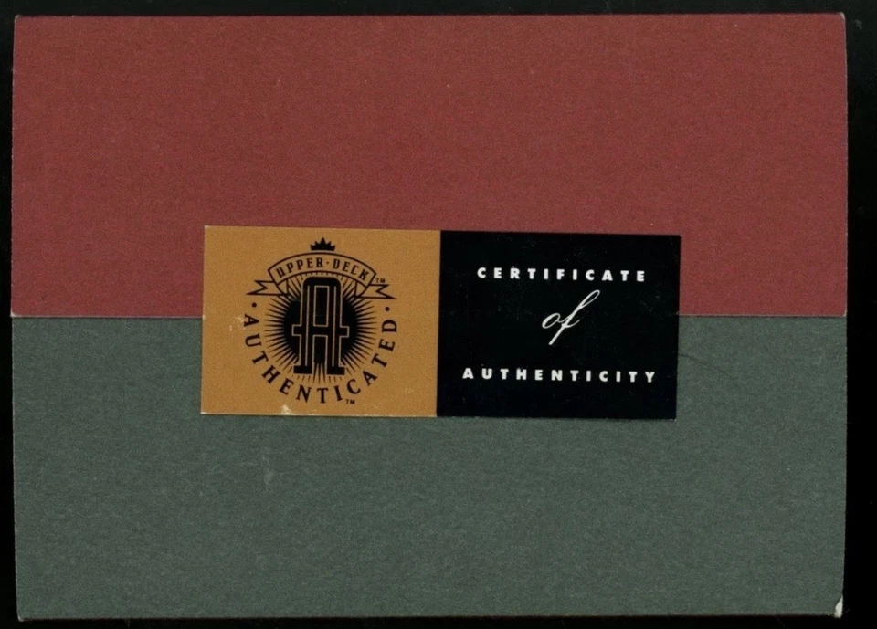 Joe Montana/Dan Marino 1993 cubierta superior UD Confrontations doble automático 319/500 patio Foto 3 de 3