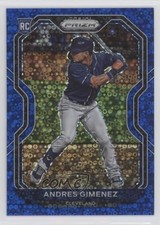 2021 Panini Prizm Tier II Blue Donut Circle 133/199 Andres Gimenez #120 2c6