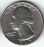 USA - 1965P - Washington ¼ $ - Heraldic Eagle - Crisp! - #21695
