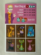 2025 Designer Con Shag Intoxicats Handbill Flyer 5x8 *READ