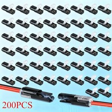 Double-Wire Plug-in Connector, Cable Clamp with Locking Buckle, AWG 18-22