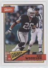 2018 Panini Classics Legends Red Back 198/299 Rod Woodson #195 HOF l8x