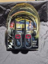 AUDIOVOX GMRS7015RC PAIR W/ HEADPHONES AND CHARGER OLD STOCK SEALED