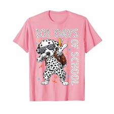 100 Days of School Dabbing Dalmatian Dog 100th Day Boys Kids T-Shirt