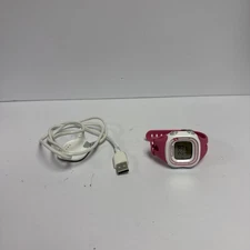 Garmin Forerunner 10 GPS Fitness Running Watch Pink & White Tested With Charger