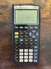 Texas Instruments TI-83 Plus Graphing Calculator Black No Cover TESTED - READ