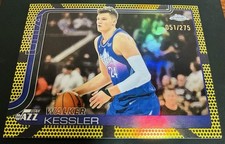 2025-26 Topps Chrome Walker Kessler Yellow Refractor /275 Utah Jazz