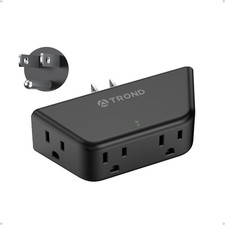 TROND Multi Plug Outlet Extender - Surge Protector Outlet Splitter with 4 Ground