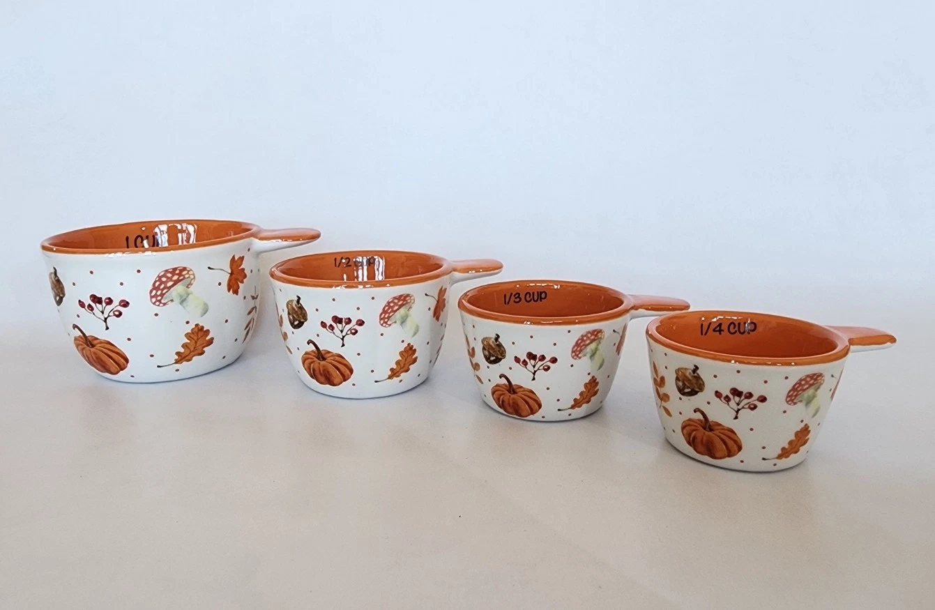 Set of Four Fall/Autumn/Halloween Themed Measuring Cups
Opens in a new window or tab