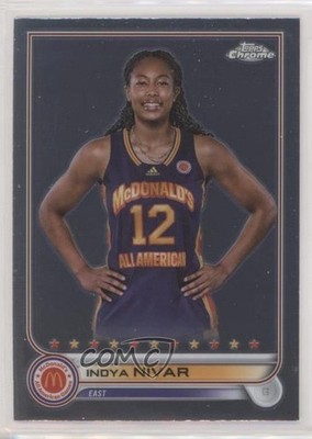 2022 Topps Chrome McDonald's All American Indya Nivar #78 0t25