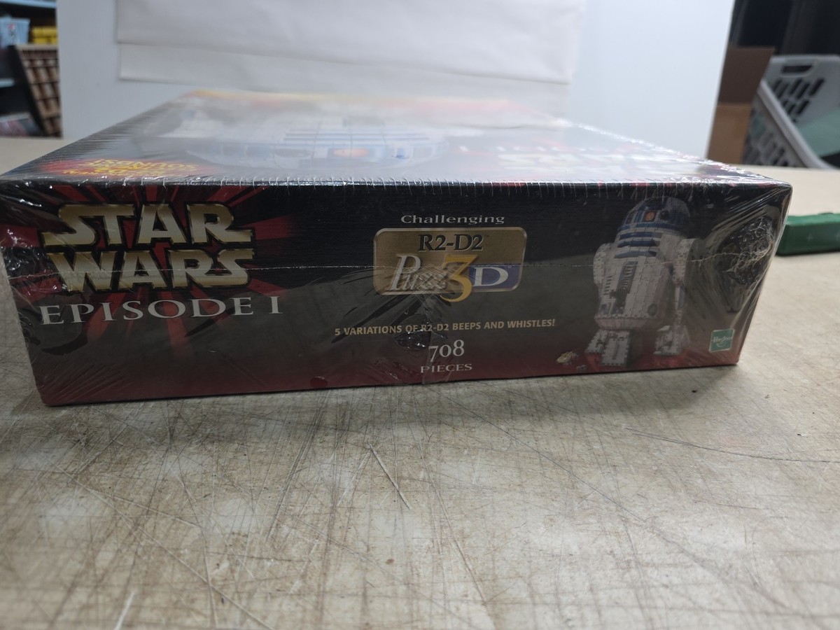 Star Wars Episode 1 R2-d2 3d Hasbro Puzzle Electronic Sounds 708pc