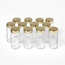 27pc Glass Spice Jar Set with Funnel and Labels - Figmint™