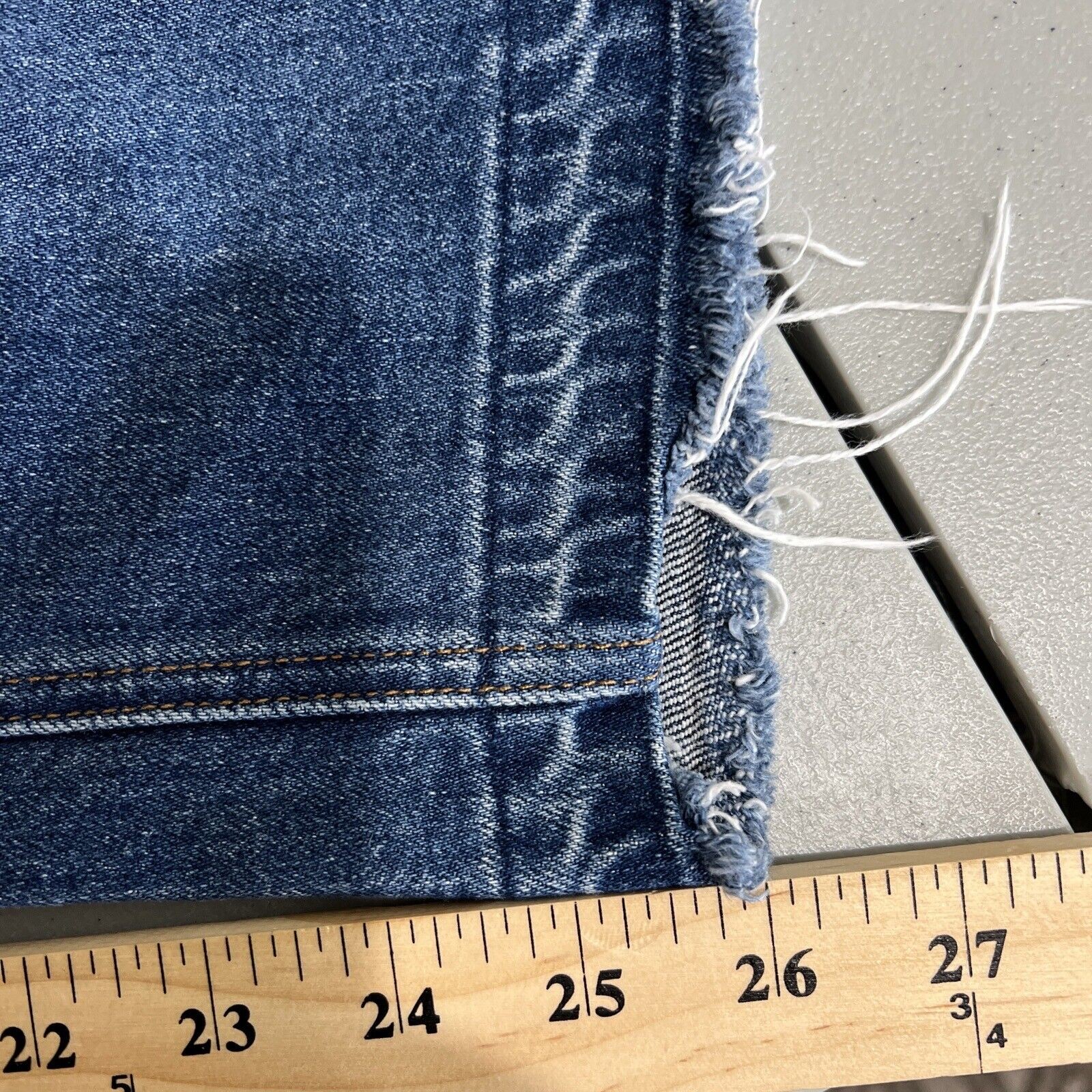 Derek Lam Jeans 27 Girlfriend Patchwork Frayed He… - image 11