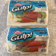 2 Packs Berkley Gulp Saltwater 6” Swimming Mullet Nuclear Chicken
