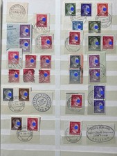 Lot Deutsche Dienstpost Alpenvorland Briefstücke, Stempel, Marken (siehe Fotos)