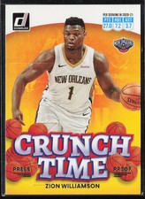 2022-23 Donruss #3 Zion Williamson Crunch Time Press Proof Gold