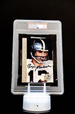 Roger Staubach 1998 H.O.F. Cards Hall of Fame Signature Series / PSA Auto Mint 9