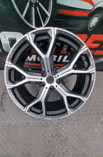 1x GENUINE BMW X5/X6 ALLOY WHEEL ORBIT GREY 9.5J G05 8071998 , OEM