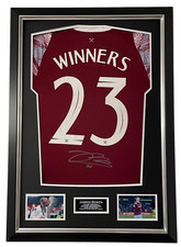 ***SALE** Jarrod Bowen Signed Shirt Jersey Autographed Framed Display!!