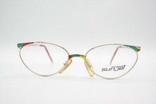 Vintage Carrera 5224 Gold Multicolored Oval Glasses Eyeglass Frame NOS