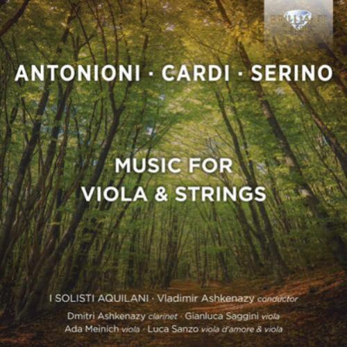 Francesco Antonioni Antonioni/Cardi/Serino : album de musique pour alto et cordes (CD) - Photo 1/1