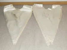 LOT OF 16 CHOIR ROBE STOLES OVERLAYS IVORY SATIN