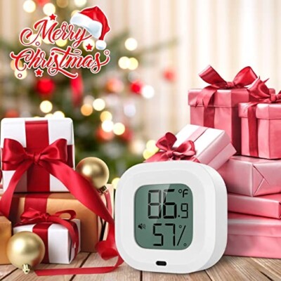 ORIA Wireless Thermometer Hygrometer, [verbesserte 35 m Reichweite] Mini Bluetooth 5.0