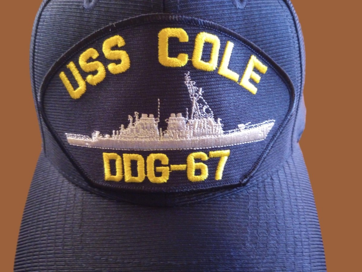 USS COLE DDG-67 NAVY SHIP HAT U.S MILITARY OFFICIAL BALL CAP U.S