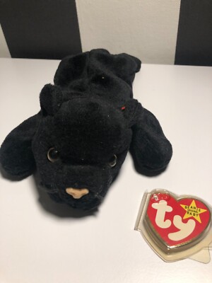 HH- Ty Beanie Baby: Velvet der Panther (loses Hangtag)
