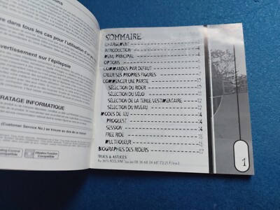 Notice Jeu PS1 – Dave Mirra Freestyle BMX, Sony PlayStation 1, Bon état